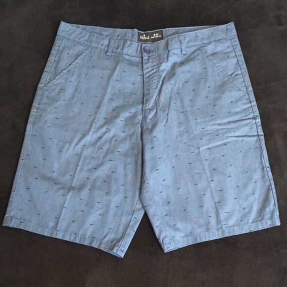 Public Record Mens BLUE Shorts - Picture 1 of 9